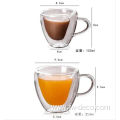 Custom Glass Coffee Cup double wall cup glass